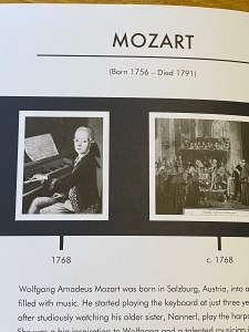 This page shows a small portion of the “facts and photos” section towards the back of the book.