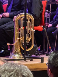 Cellists ready to play for this concert.